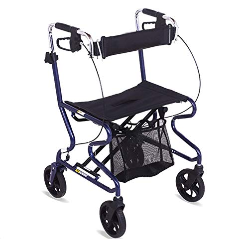 4輪歩行器 グレー/黒 収納バッグ付き 4輪歩行器 グレー/黒 収納バッグ付き